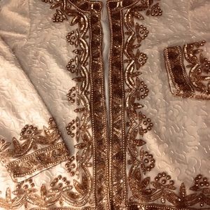 Vintage silk dinner jacket (Made in India)